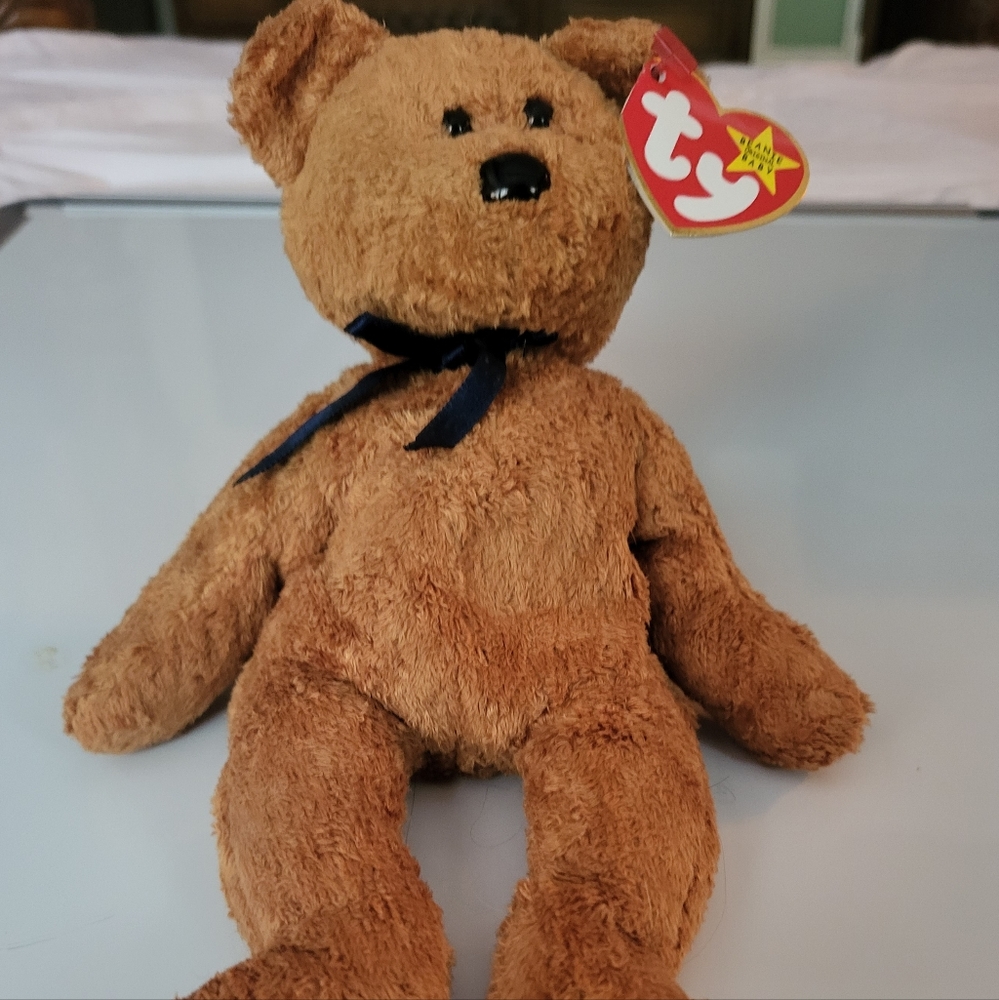 Ty Beanie Baby Bear Fuzz